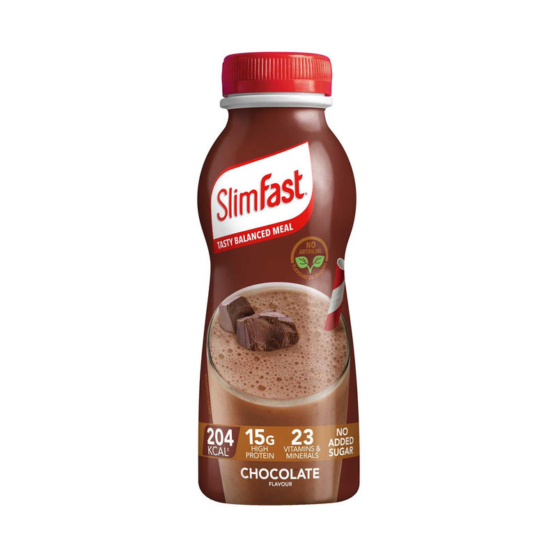 SlimFast chocolate shake 325ml, imported from the UK