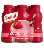 SlimFast Strawberry Shake Meal Replacement 6 x 325ml (British brand)