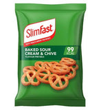 SlimFast Baked Sour Cream Chive Flavour Pretzels - 23g