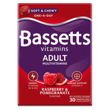Bassetts Adult Multivitamins Raspberry & Pomegranate Pastilles 30 - British product