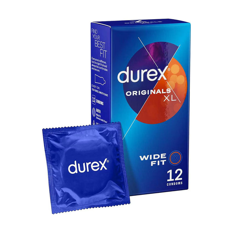 Durex XL Comfort Condoms 12 Pack, imported from the UK