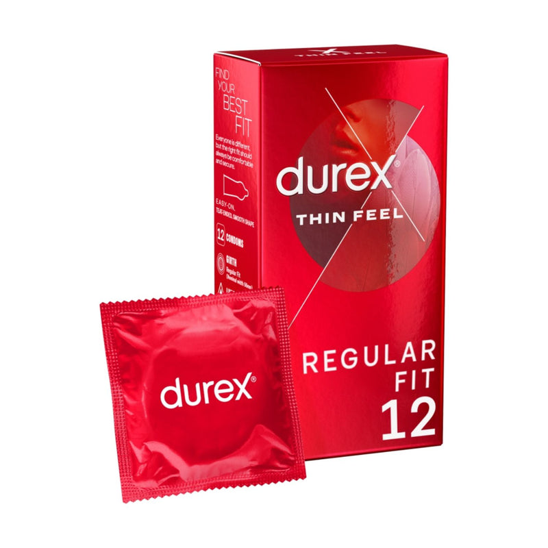 Durex Thin Feel condoms 12 pack, UK version