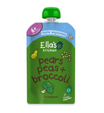 Ella's Kitchen organic pears peas broccoli baby food pouch 120g (British brand)