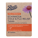 Boots Pharmaceuticals Echinacea Cold and Flu Relief Tablets 30 - British product