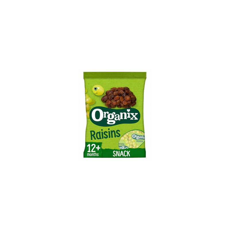Organix Mini Organic Raisin Snack Boxes Multipack 168g, imported from the UK