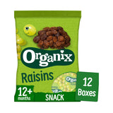 Organix Mini Organic Raisin Snack Boxes Multipack 168g, imported from the UK