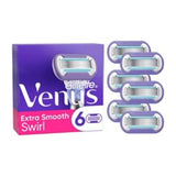 Gillette Venus Razor Blades Extra Smooth Swirl 6 pack, UK version