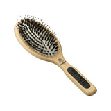 Kent Brushes large natural bristle and nylon paddle brush - British product