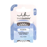 invisibobble POWER Clear strong hold hair ties 3 pack - British product