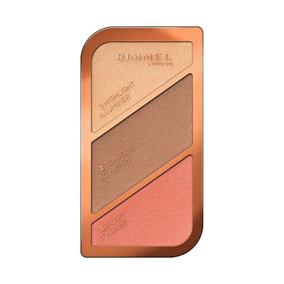 Boots Rimmel Highlighter Contour Blush Sculpting Palette- Buy online at McGrocer