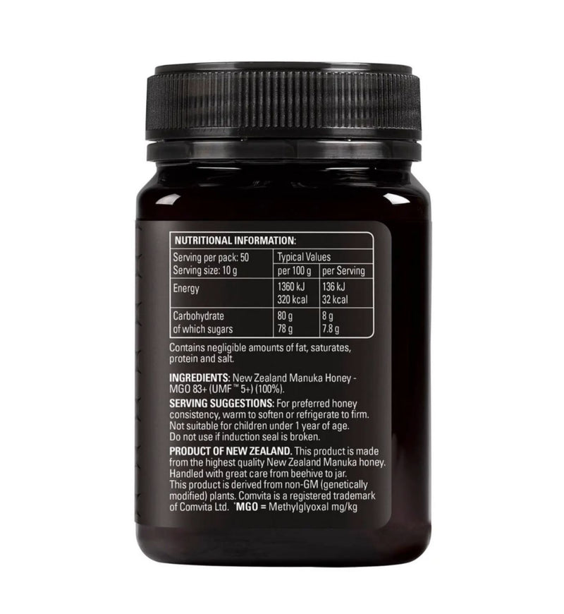 Comvita Manuka Honey MGO 83+ UMF 5+ 250g - British product
