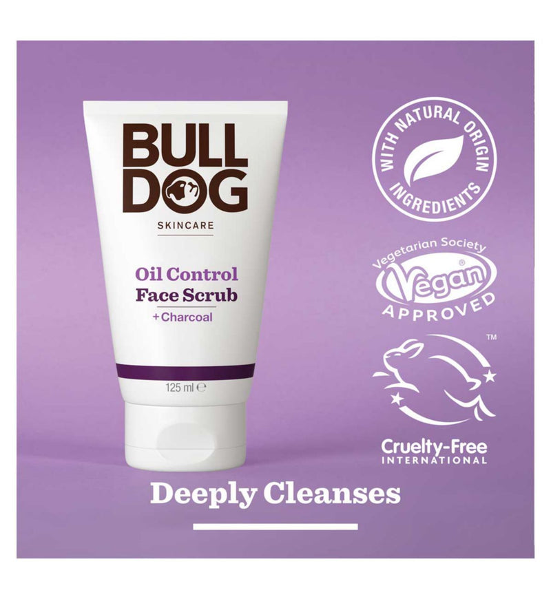 Bulldog Oil Control Face Scrub 125ml - British product