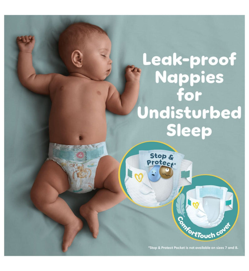 Pampers Baby Dry nappies Size 4+ 76 Pack, imported from the UK
