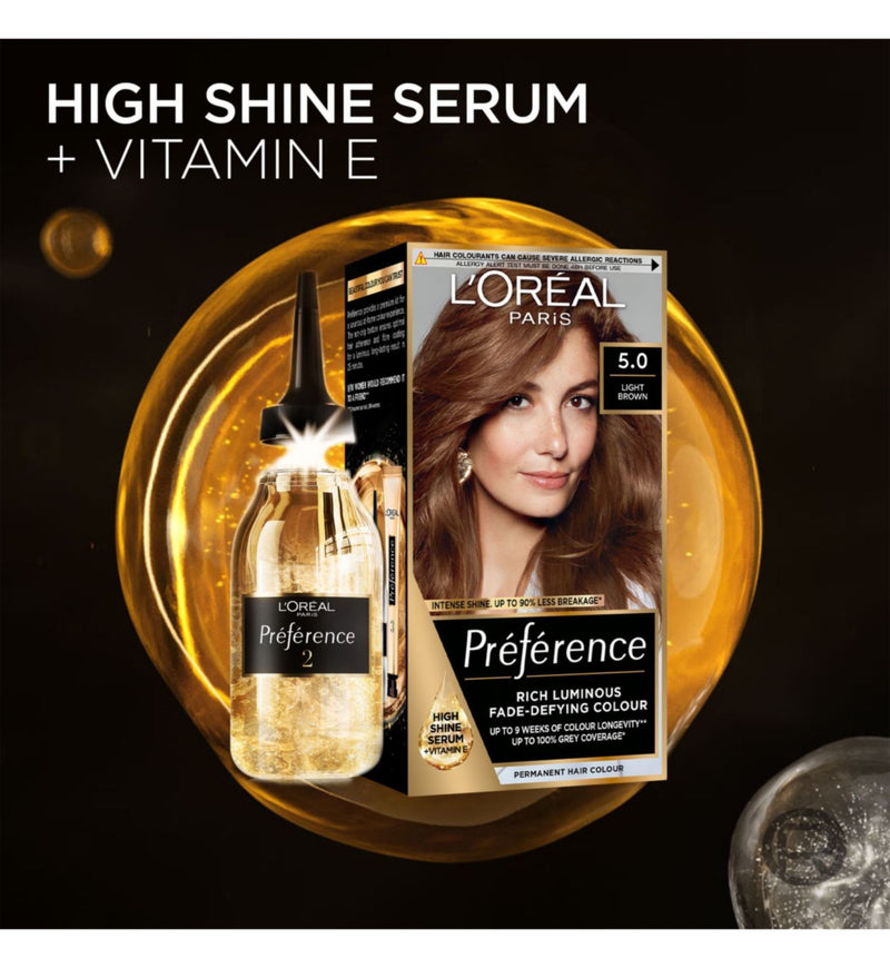 L'Oréal Paris Preference P11 Cool Black permanent hair colour, imported from the UK