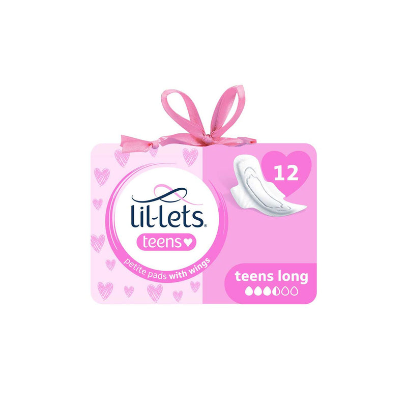 فوط صحية Lil-Lets للمراهقات، مقاس صغير وطويل، مستوردة من المملكة المتحدة