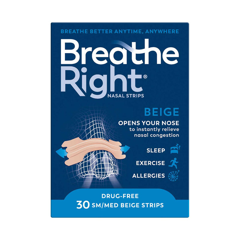 Breathe Right Original Nasal Strips 30s - British product