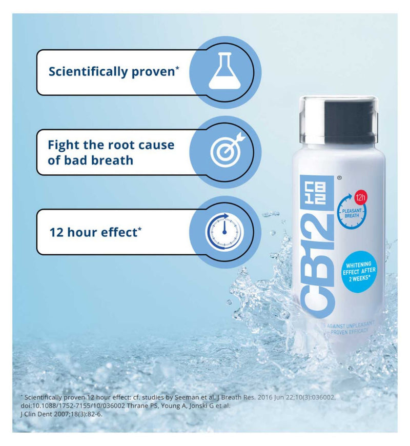 CB12 white whitening mouthwash 250ml - British product
