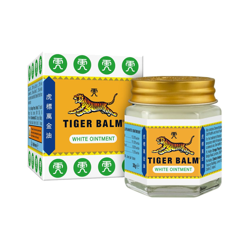 Tiger Balm White Ointment 30g, imported from the UK
