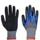 Costco UK Tornado Gloves Oil-Teq 1 3/4 Double-Dip Nitrile Coated Safety Gloves - Size 10 (12 Pairs)- Buy online at McGrocer