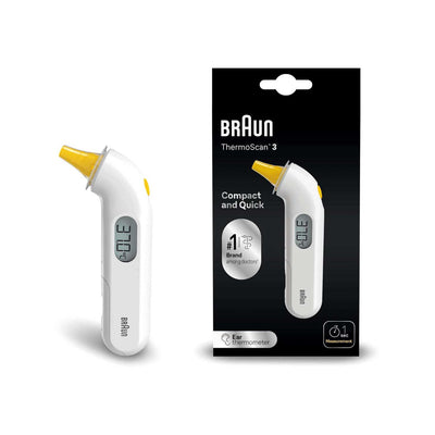 Thermomètre auriculaire numérique Braun ThermoScan 3 IRT3030