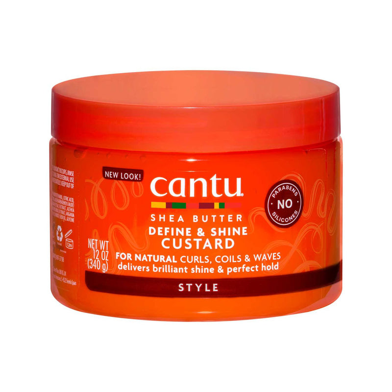 Cantu Shea Butter Define Shine Custard 340g imported from the UK