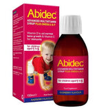 Abidec Advanced Multivitamin Syrup Plus Omega 6 9 Raspberry Flavour - 150ml