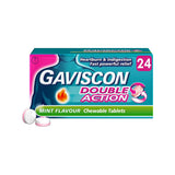 Gaviscon Double Action Minztabletten 24 Tabletten - Britisches Produkt