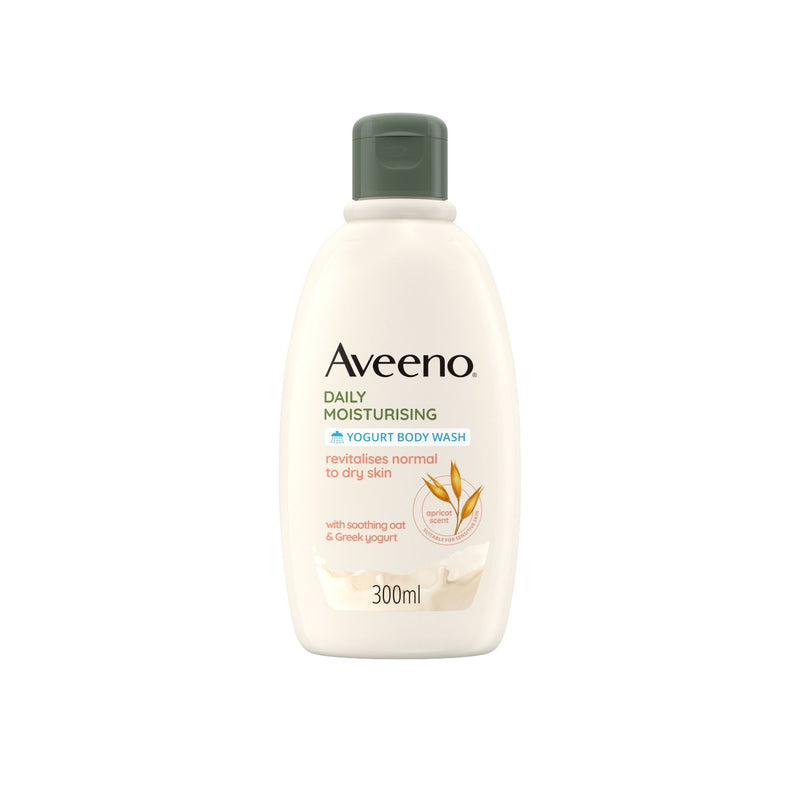 Aveeno Yogurt Body Wash Apricot Honey 300ml - British product