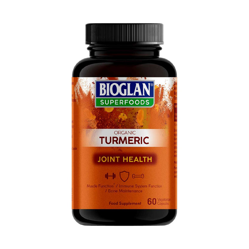 Bioglan organic turmeric 60 capsules - British product