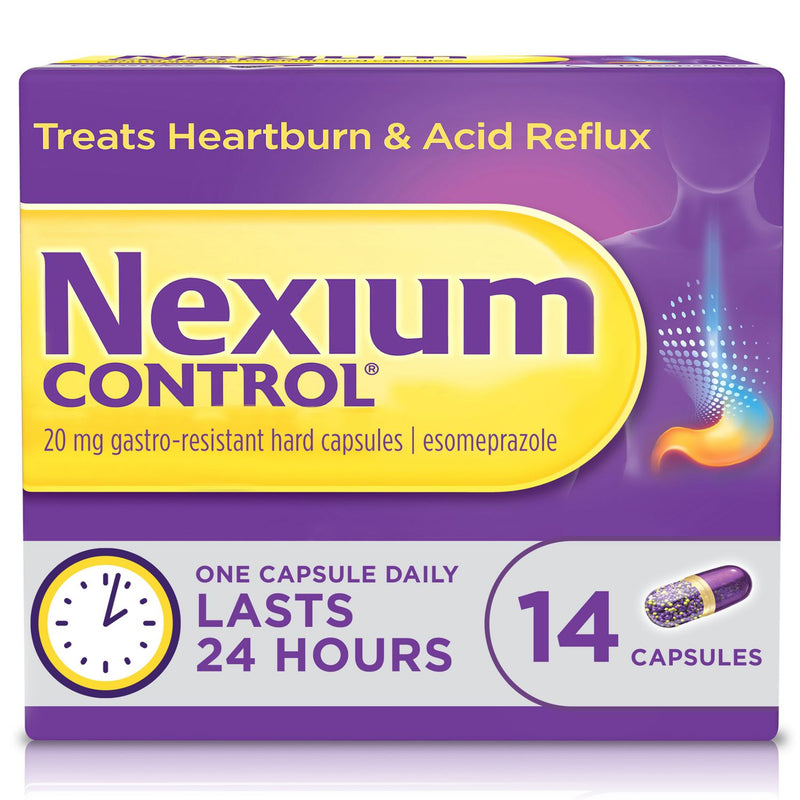 Nexium 20mg gastro-resistant capsules 14ct, imported from the UK