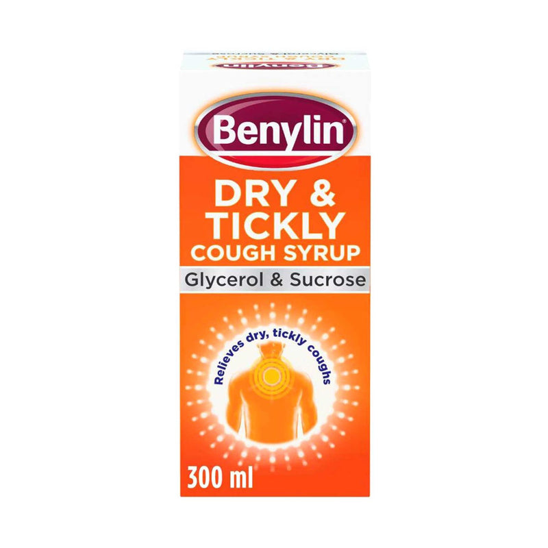 Benylin Dry & Tickly Cough Syrup 300ml - British product