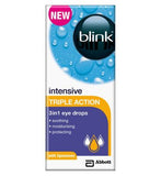 Blink Intensive Triple Action Eye Drops sterile solution - British product