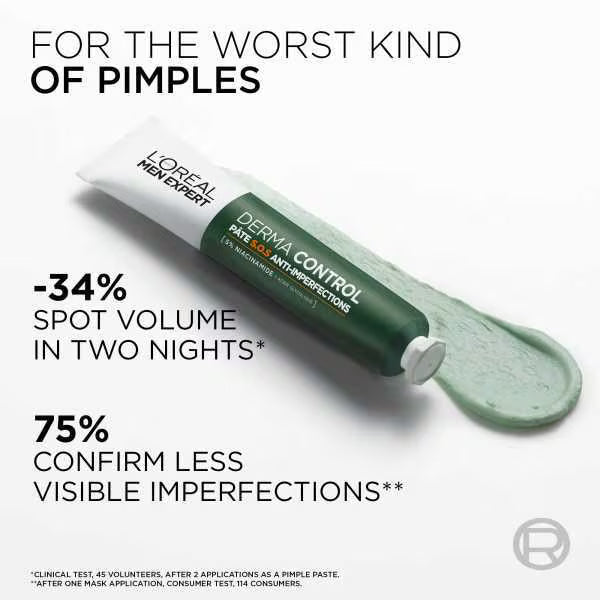L'Oreal Paris Men Expert Pimple Paste 45ml, UK version