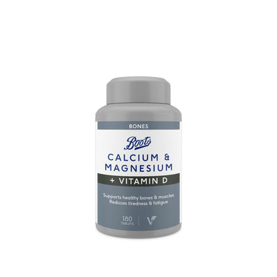 Boots Boots Calcium Magnesium Vitamin D Joint Care Supplement 180 Tablets- Buy online at McGrocer