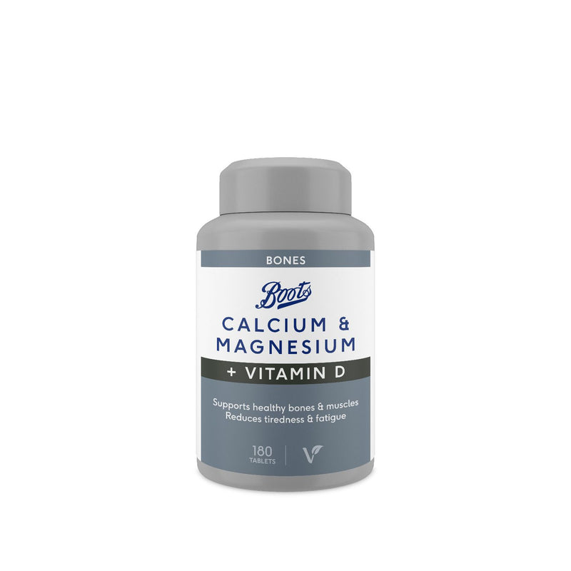 Boots calcium magnesium vitamin d supplement 180 tablets - British product