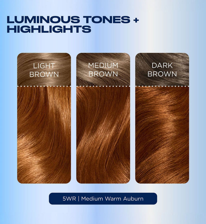Clairol Nice'n Easy hair dye medium warm auburn, UK version