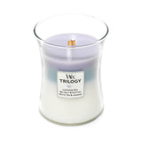 Boots WoodWick Calming Retreat Trilogy Scented Candle Medium Jar- Buy online at McGrocer