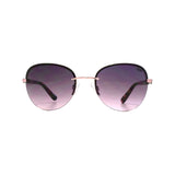 Suuna semi rimless pink frame sunglasses (British brand)