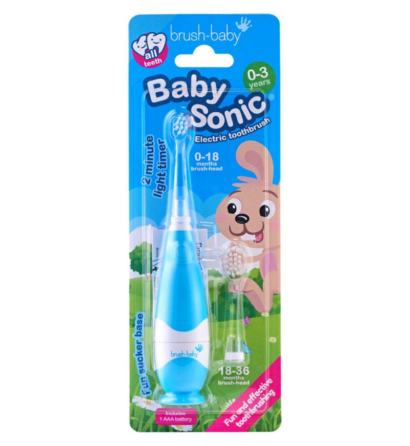 brush-baby BabySonic Electric Toothbrush Blue - British product