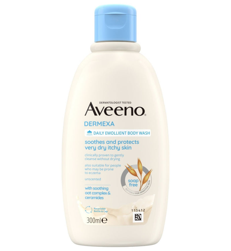 Aveeno Dermexa Daily Emollient Body Wash 300ml - British product
