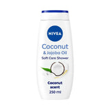 Nivea Shower Gel Coconut & Jojoba Oil 250ml, imported from the UK