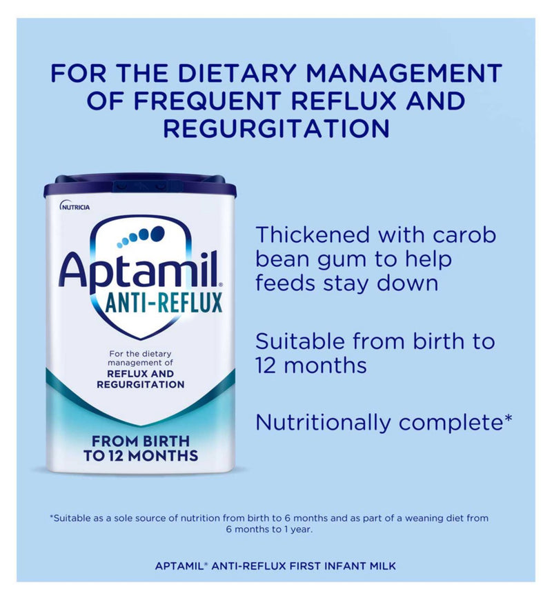 Aptamil Anti-Reflux baby milk formula powder 800g - British product