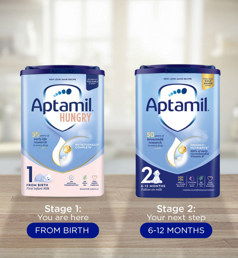 Aptamil Hungry First Baby Milk Formula Powder 800g - British product
