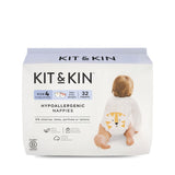 Kit & Kin hypoallergenic nappies size 4 32 pack, imported from the UK