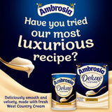 Ambrosia mini custard pots 6x55g lunchbox snack, imported from the UK