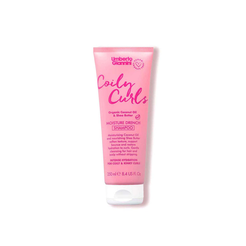 Umberto Giannini Coily Curls Moisture Shampoo 250ml, imported from the UK