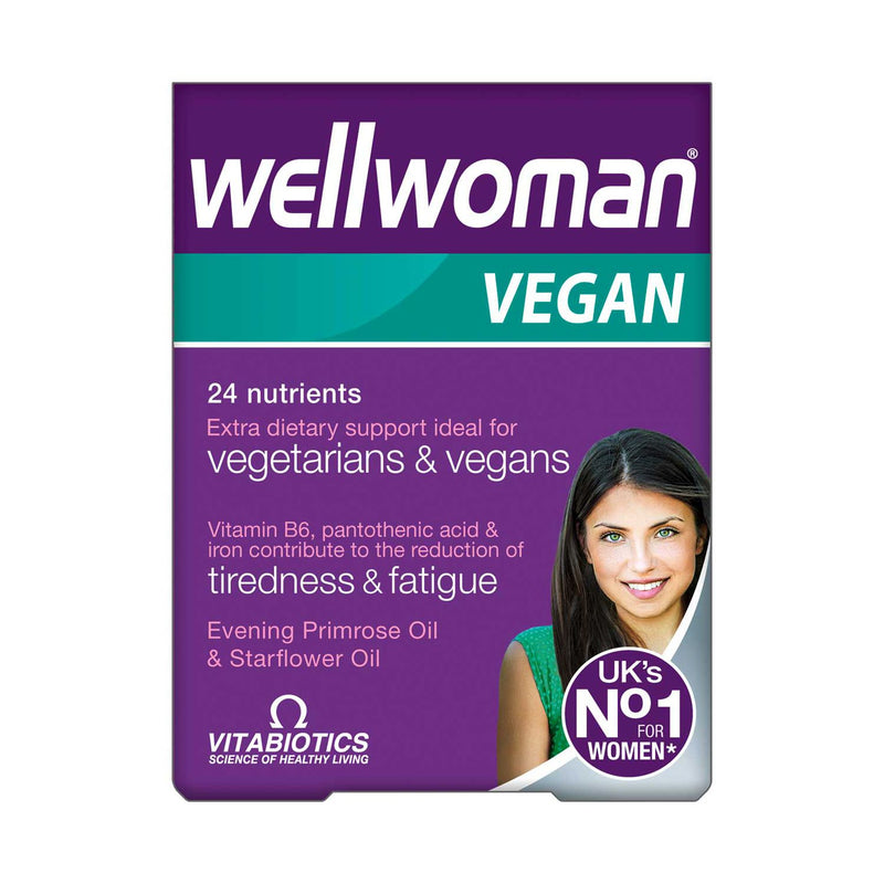 Vitabiotics Wellwoman Vegan 60 tablets - British product