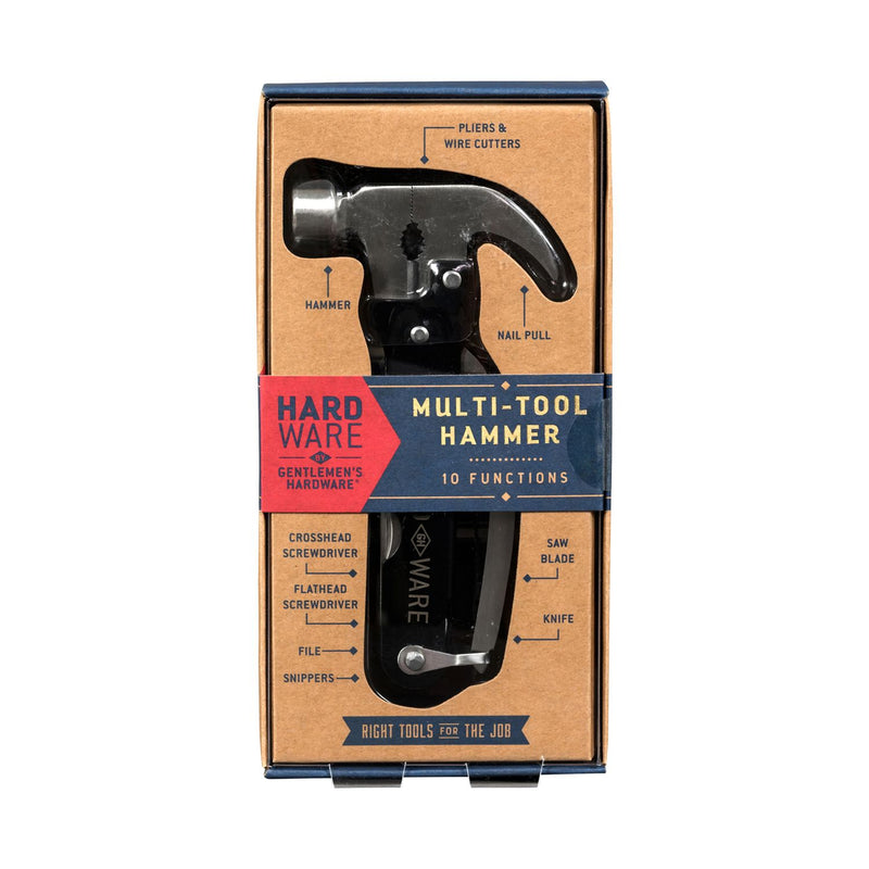 Gentlemen's Hardware 10-in-1 hammer tool, imported from the UK