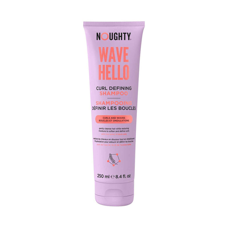 Noughty Wave Hello curl defining shampoo 250ml, imported from the UK
