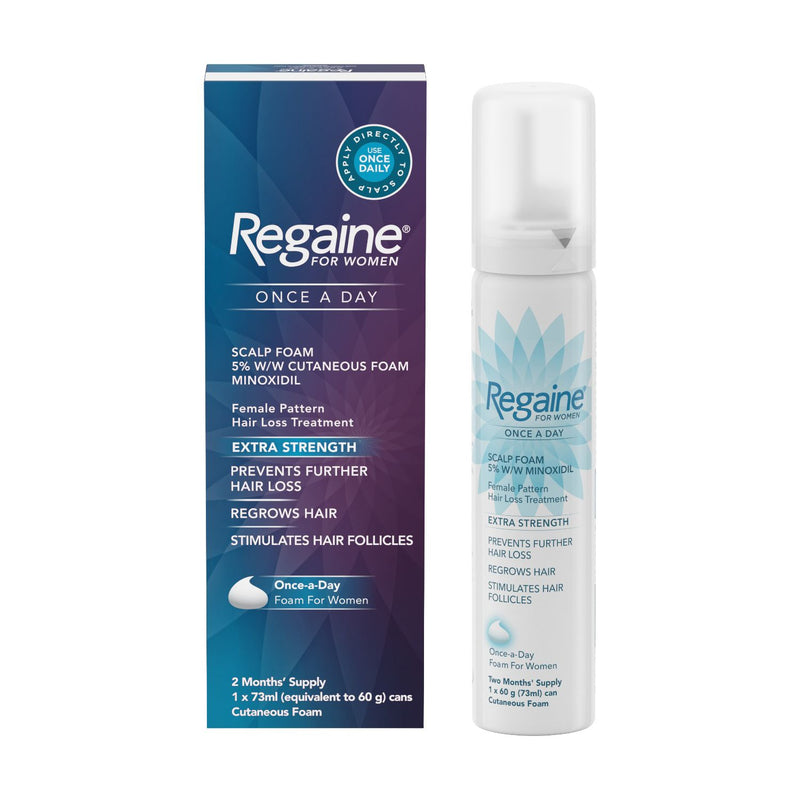 Regaine for Women scalp foam 5% minoxidil 60g (British brand)